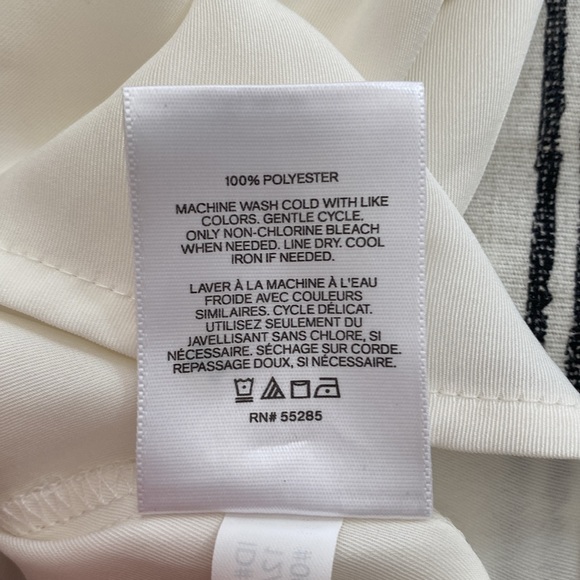 NWT Express Cream Button Up Blouse - Picture 5 of 5